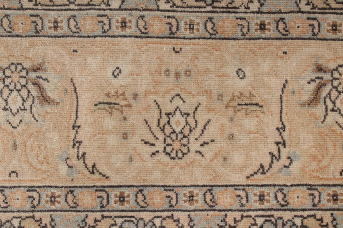 9x12 Rust and Beige Turkish Tribal Rug