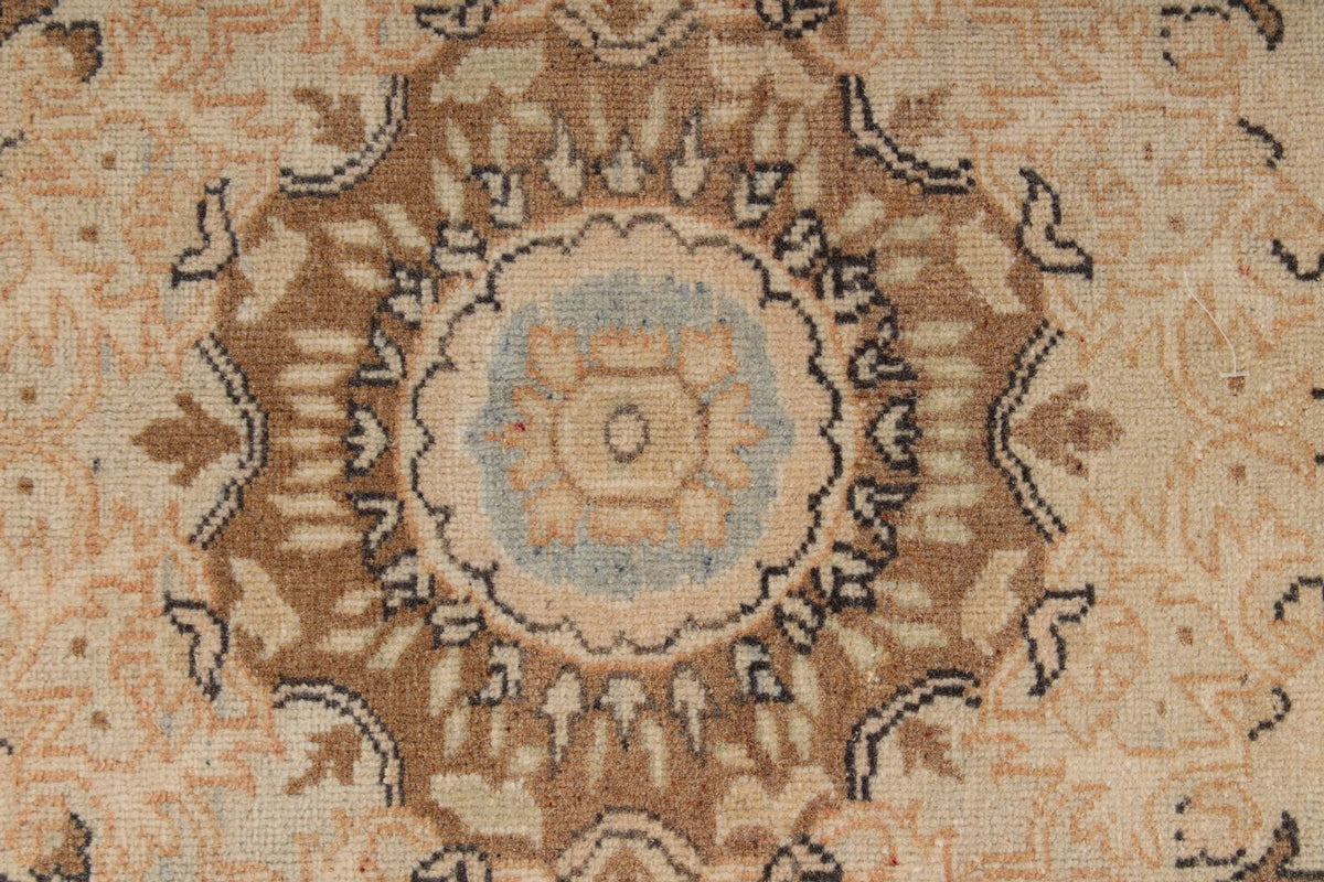 9x12 Rust and Beige Turkish Tribal Rug