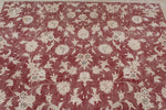 9x12 Burgundy and Beige Turkish Traditional Rug