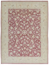 9x12 Burgundy and Beige Turkish Traditional Rug