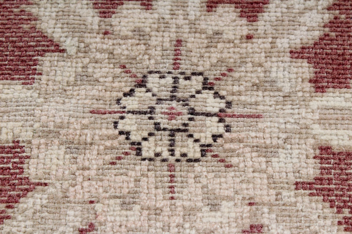 9x12 Burgundy and Beige Turkish Traditional Rug