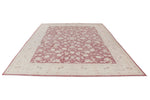 9x12 Burgundy and Beige Turkish Traditional Rug