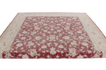 9x12 Burgundy and Beige Turkish Traditional Rug