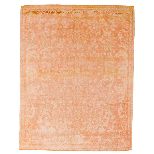 7x8 Beige Turkish Oushak Rug