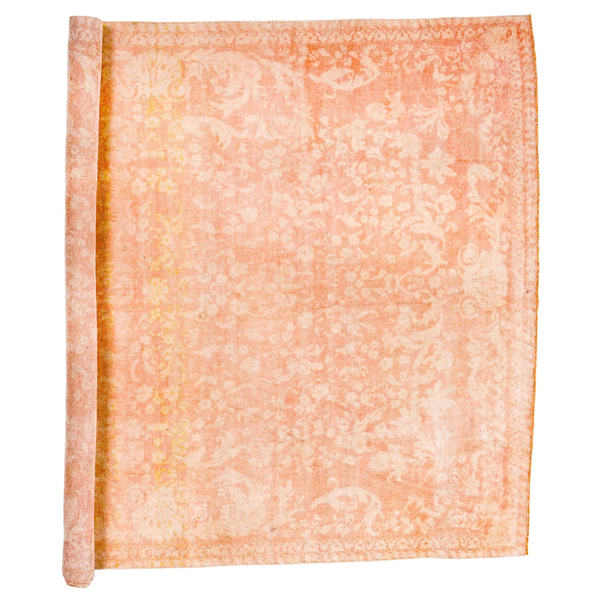 7x8 Beige Turkish Oushak Rug