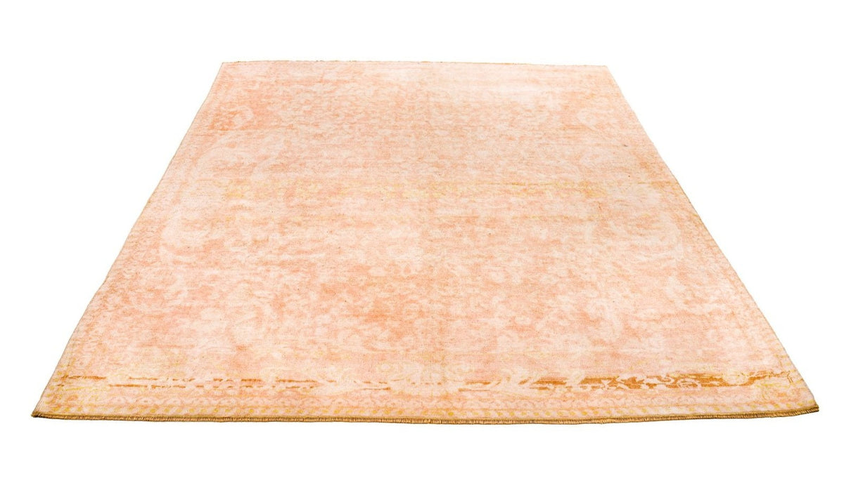 7x8 Beige Turkish Oushak Rug