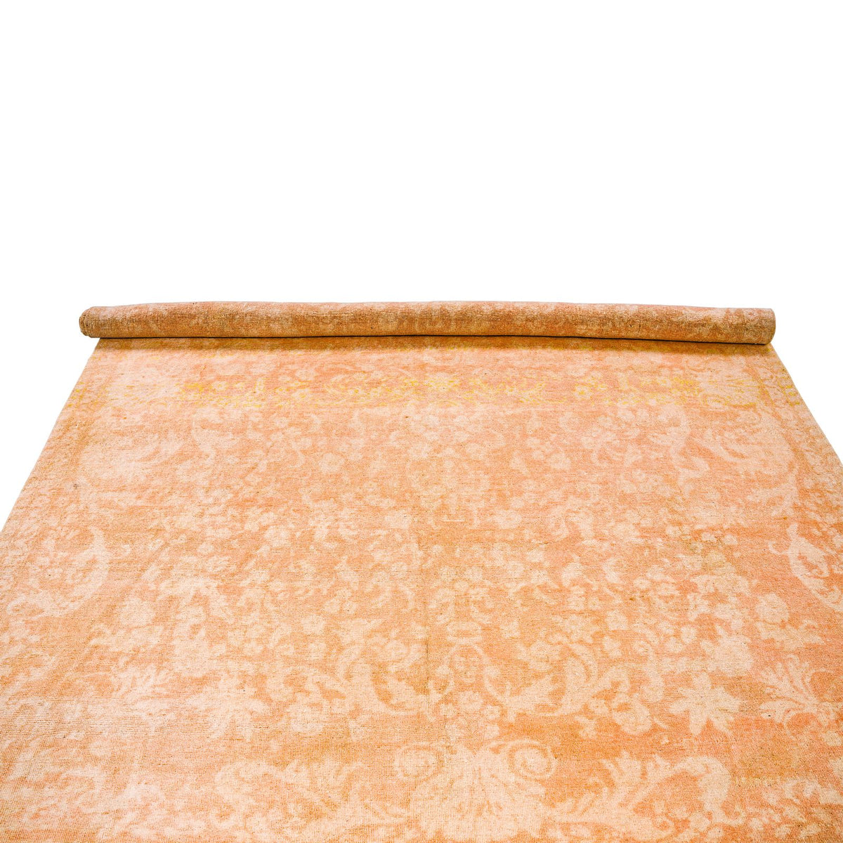 7x8 Beige Turkish Oushak Rug