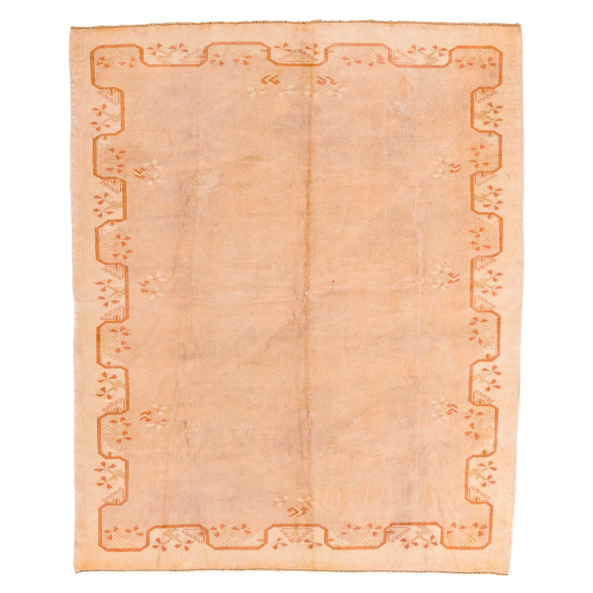 6x7 Beige Turkish Milas Rug