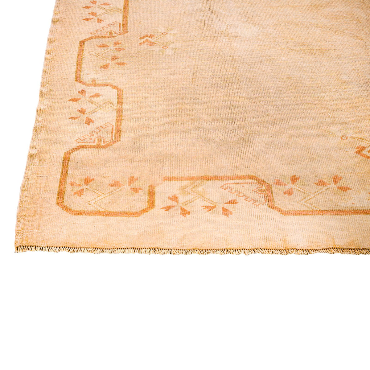6x7 Beige Turkish Milas Rug