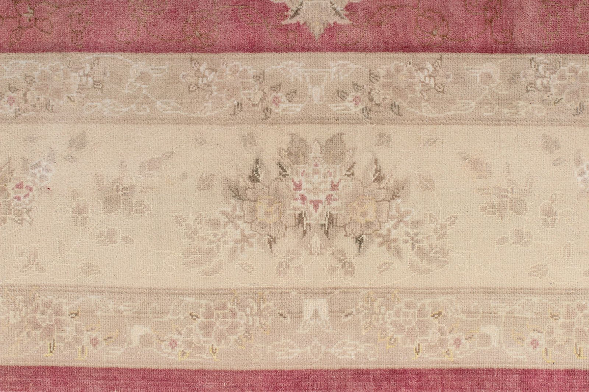 8x10 Rust and Beige Turkish Traditional Rug