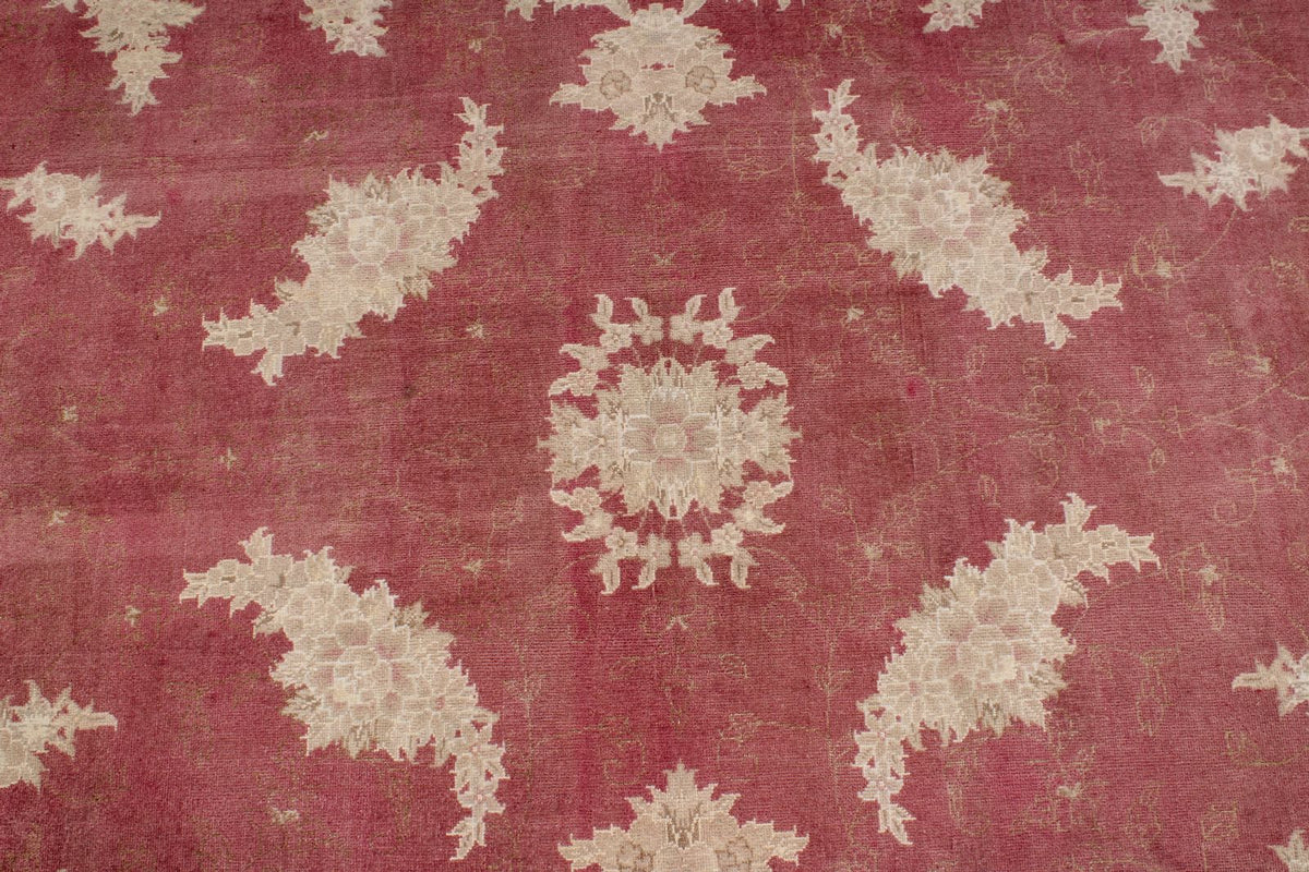 8x10 Rust and Beige Turkish Traditional Rug
