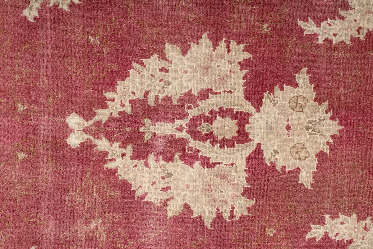 8x10 Rust and Beige Turkish Traditional Rug