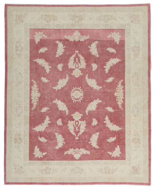 8x10 Rust and Beige Turkish Traditional Rug