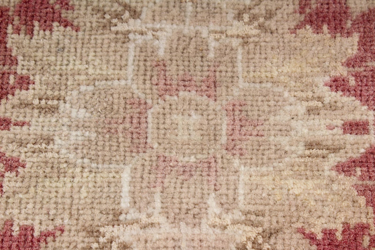 8x10 Rust and Beige Turkish Traditional Rug