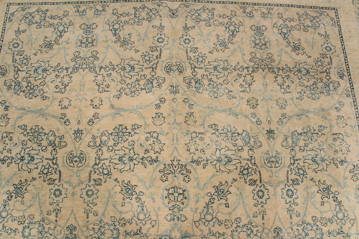 8x10 Beige and Blue Persian Traditional Rug