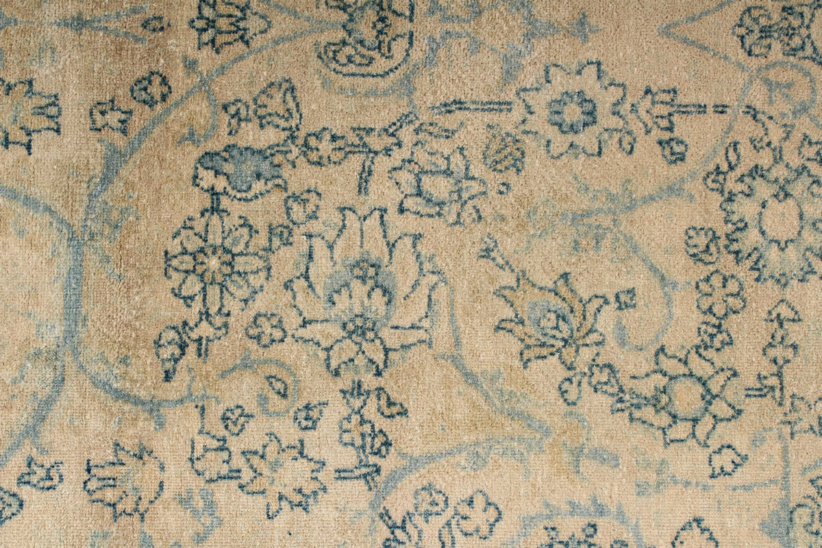 8x10 Beige and Blue Persian Traditional Rug