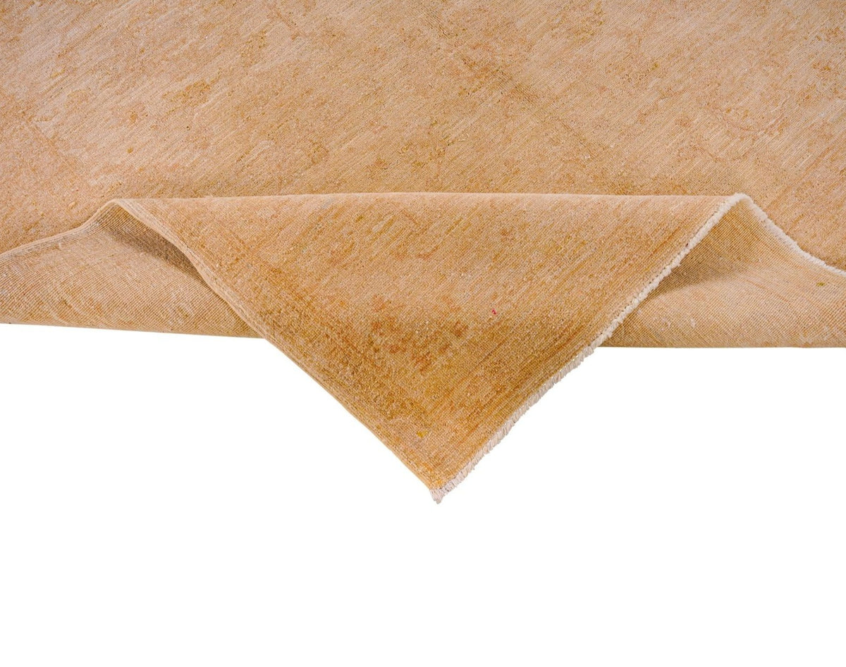 6x8 Beige Turkish Oushak Rug