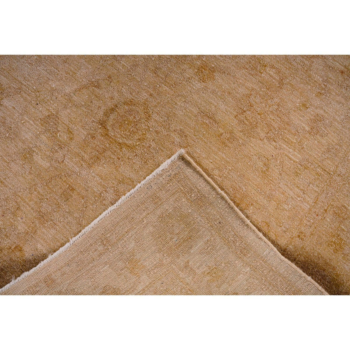 5x8 Beige Turkish Oushak Rug