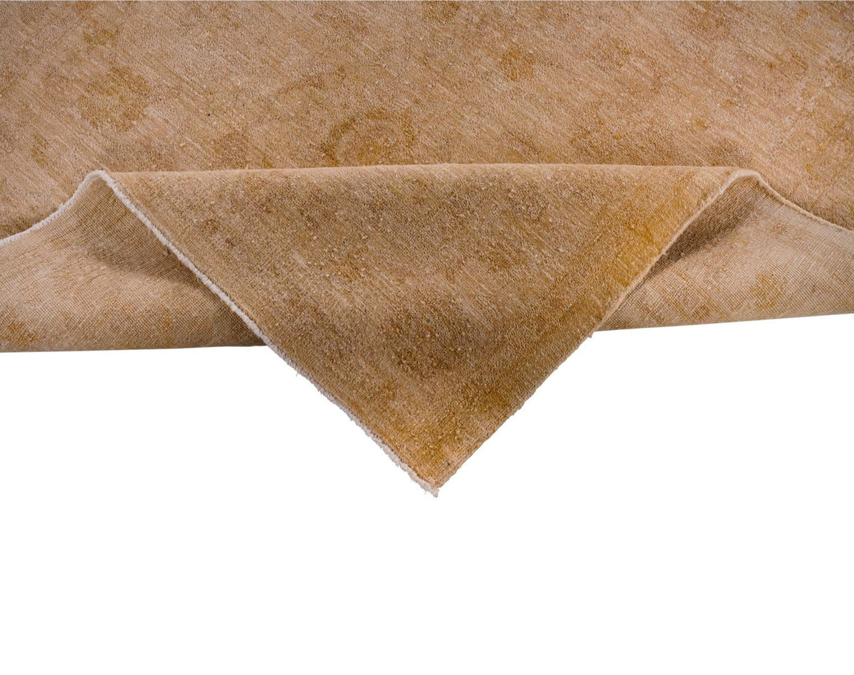 5x8 Beige Turkish Oushak Rug