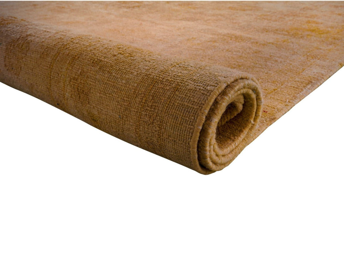 5x8 Beige Turkish Oushak Rug
