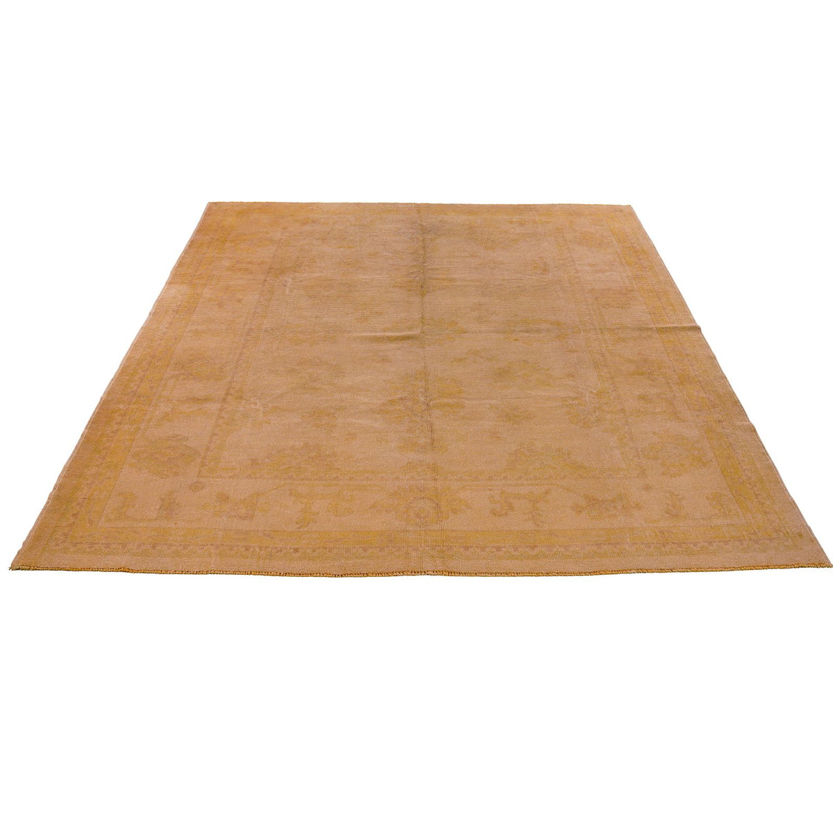 8x10 Beige Turkish Oushak Rug