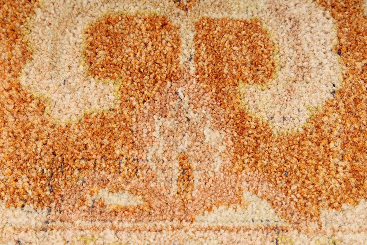 9x12 Rust and Beige Turkish Oushak Rug