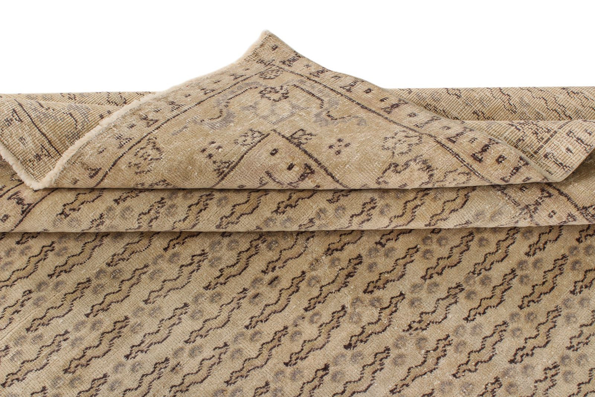 6x10 Gray Turkish Tribal Rug