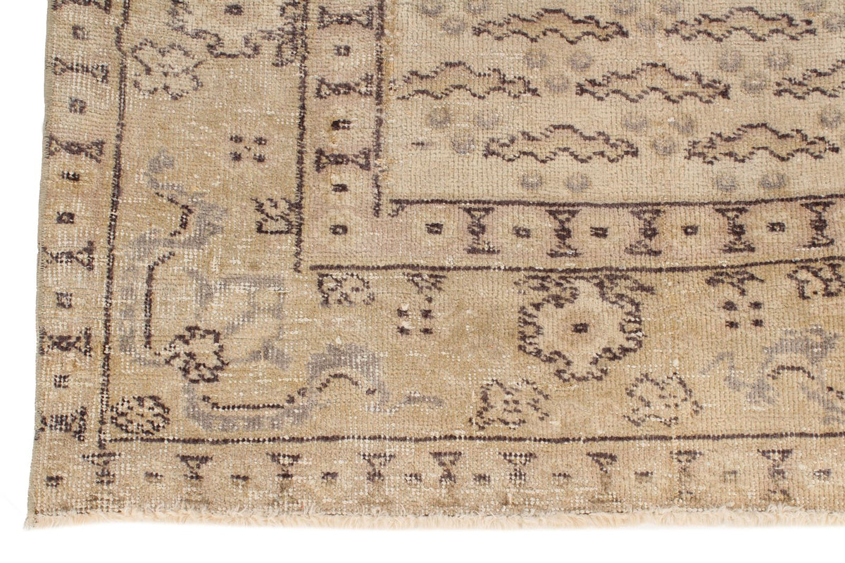 6x10 Gray Turkish Tribal Rug