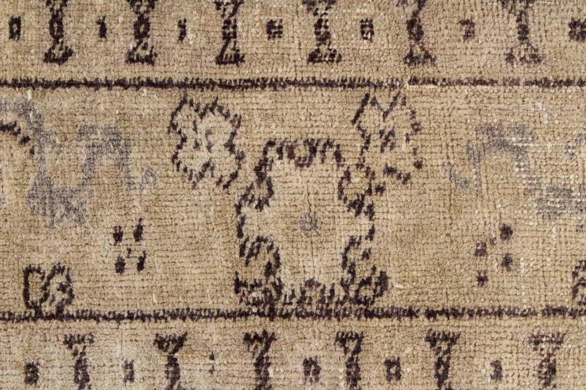 6x10 Gray Turkish Tribal Rug