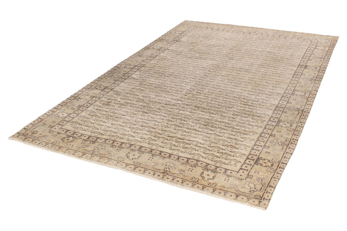 6x10 Gray Turkish Tribal Rug