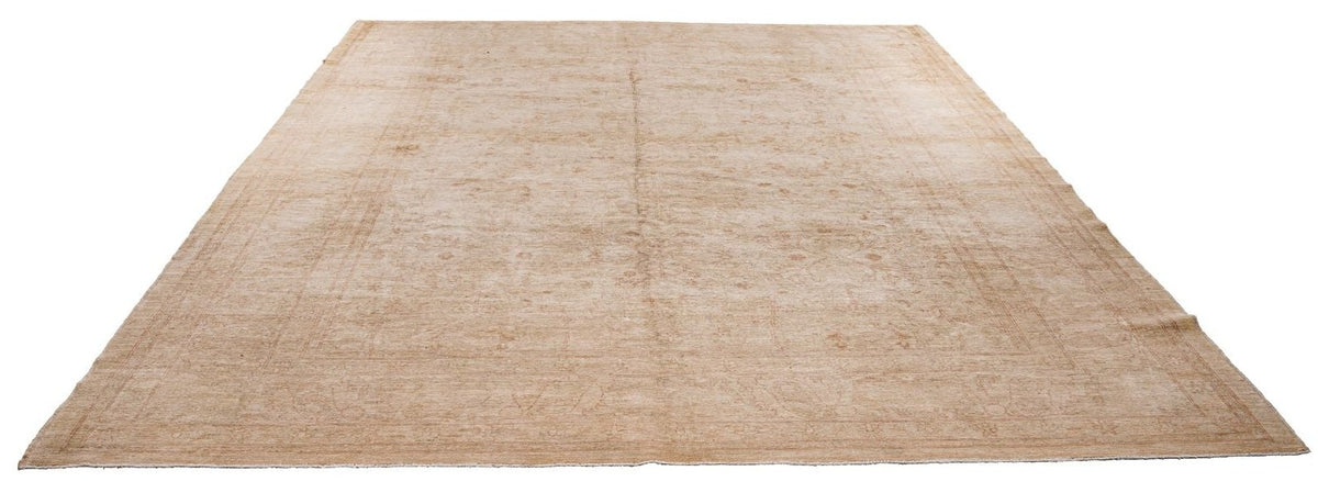 10x15 Beige Turkish Oushak Rug