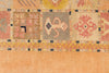 Vintage Handmade 7x10 Multicolor Anatolian Turkish Tribal Distressed Area Rug