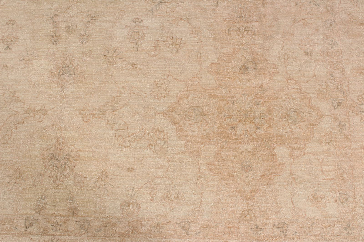 9x12 Beige Turkish Oushak Rug