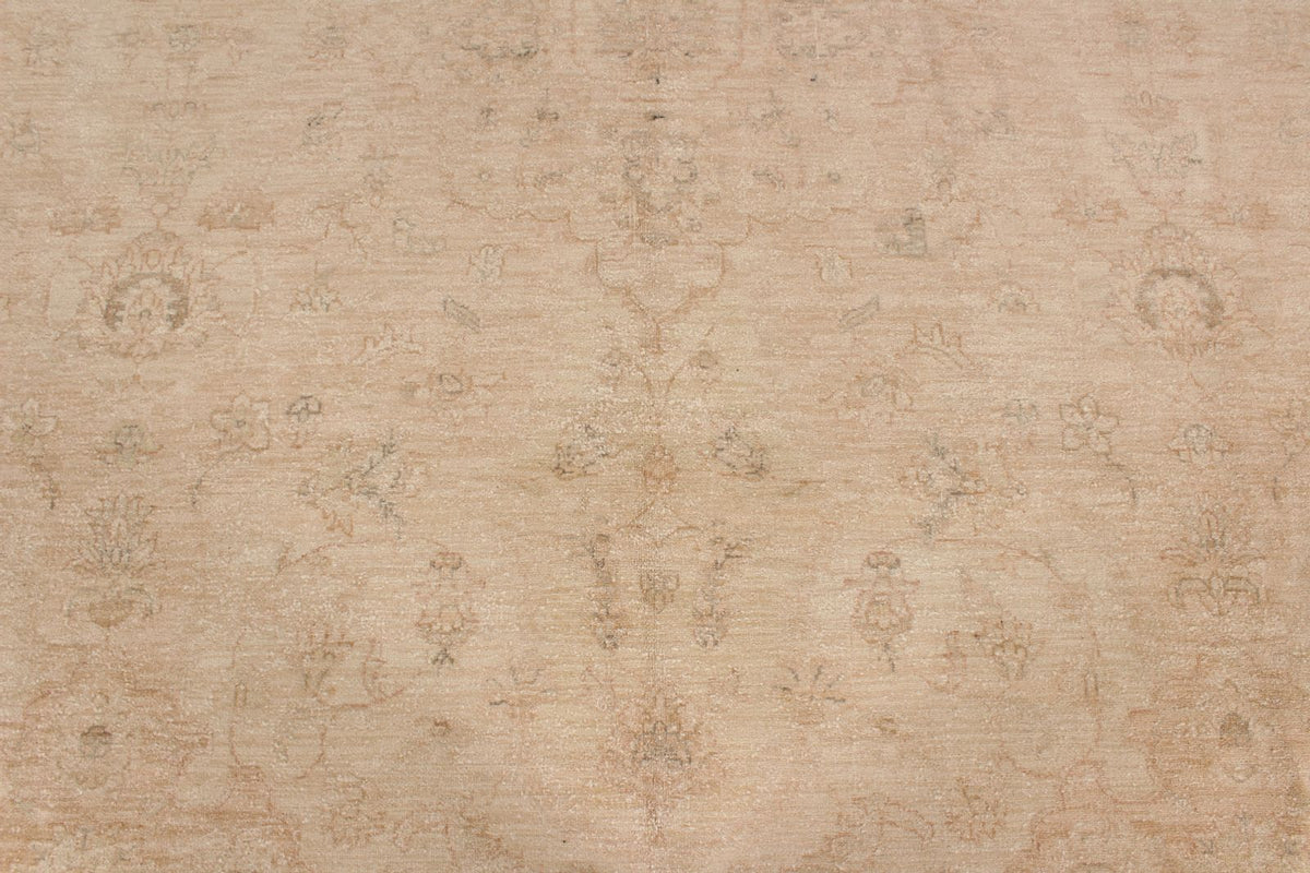 9x12 Beige Turkish Oushak Rug