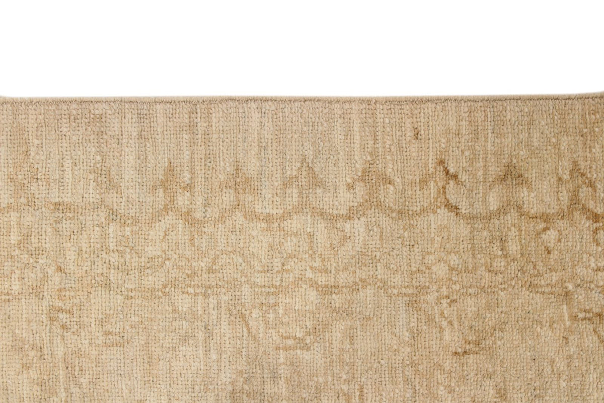 7x9 Beige Turkish Oushak Rug