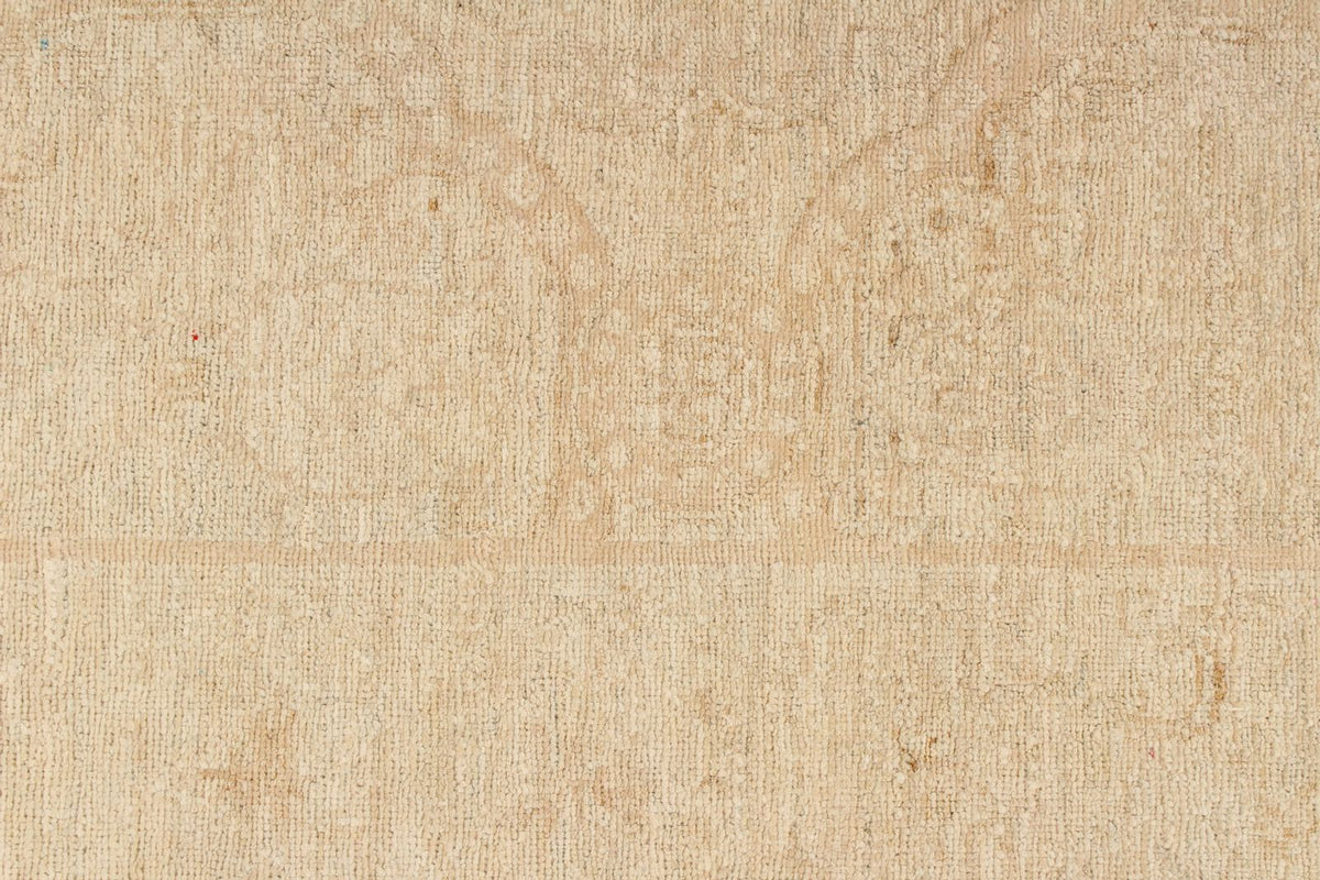 7x9 Beige Turkish Oushak Rug