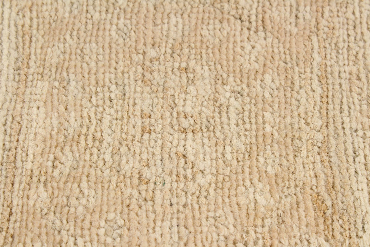 7x9 Beige Turkish Oushak Rug