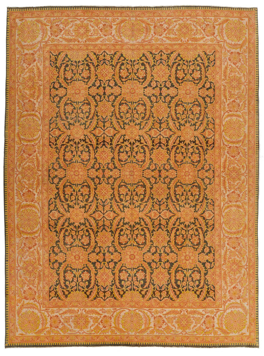 9x12 Rust Anatolian Traditional Rug