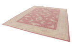 9x12 Pink and Beige Turkish Traditional Rug