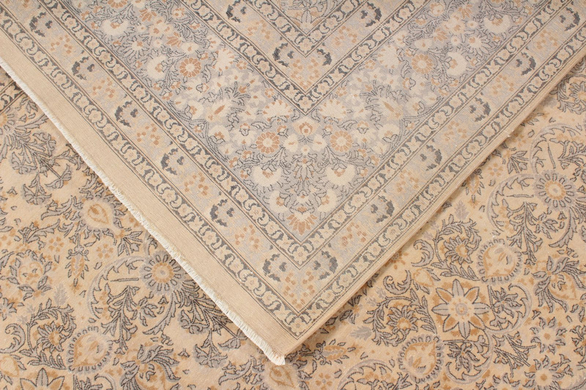 9x12 Beige and Gray Persian Traditional Rug
