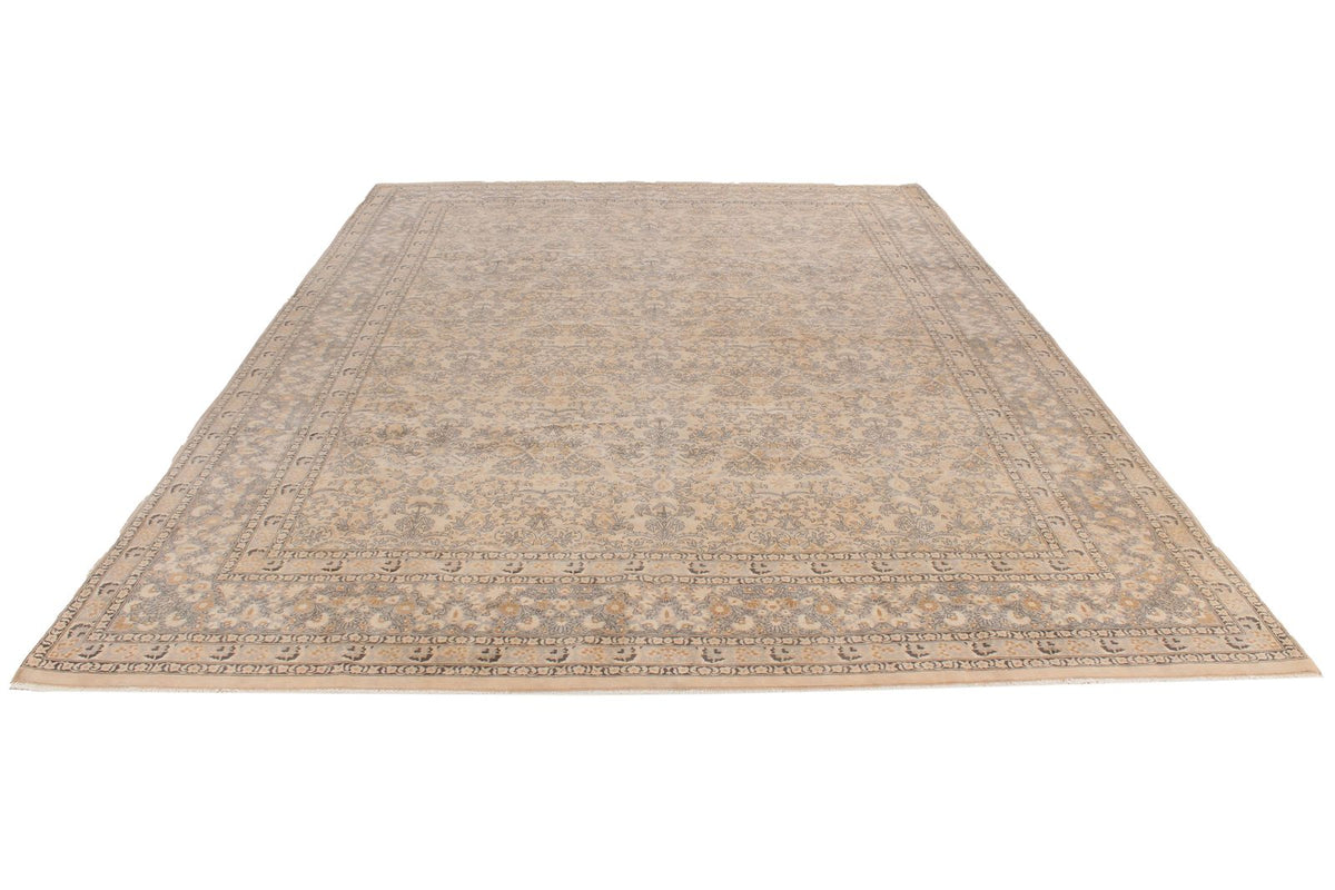9x12 Beige and Gray Persian Traditional Rug