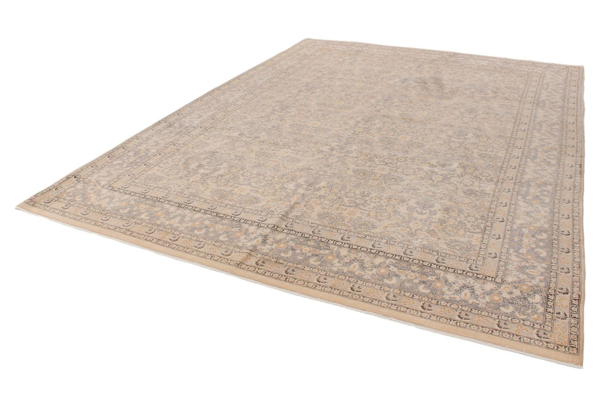 9x12 Beige and Gray Persian Traditional Rug