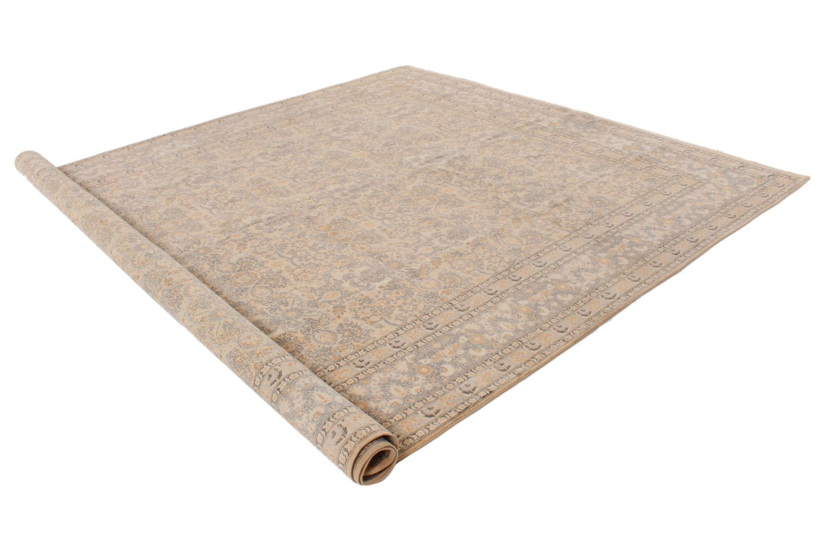 9x12 Beige and Gray Persian Traditional Rug