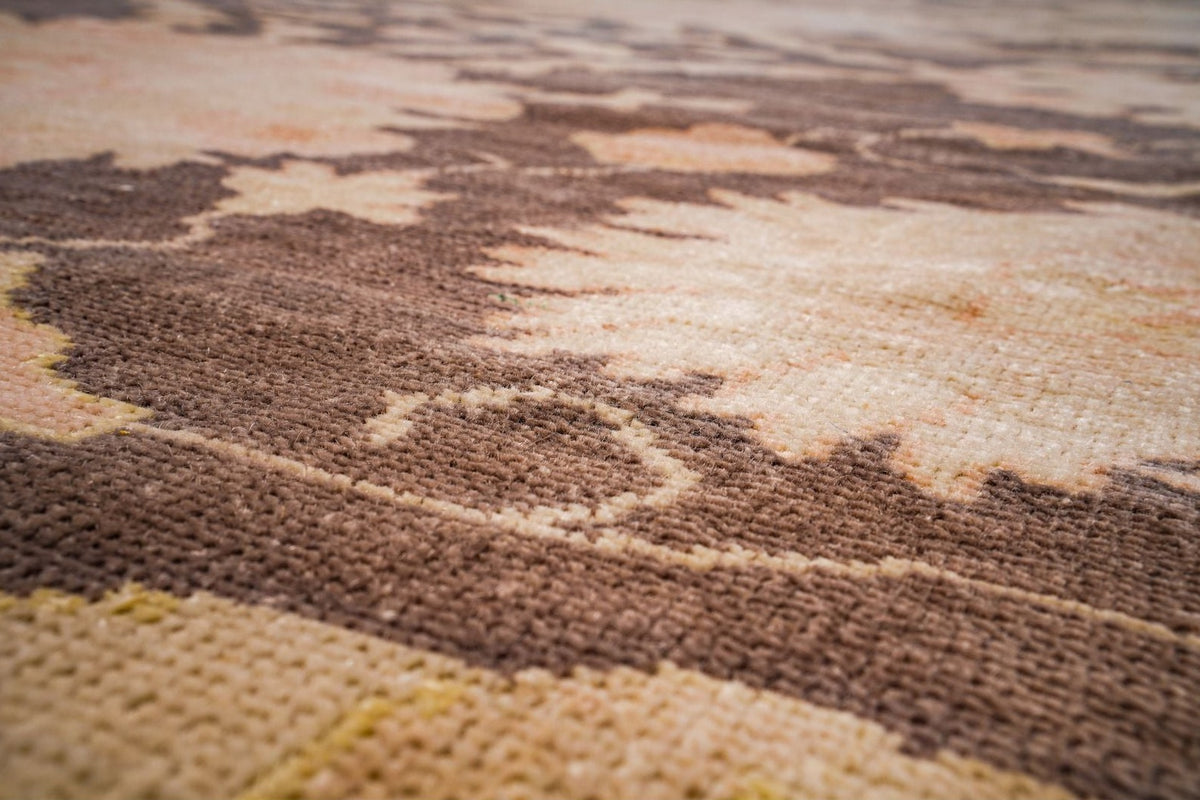 11x14 Beige and Brown Turkish Traditional Rug