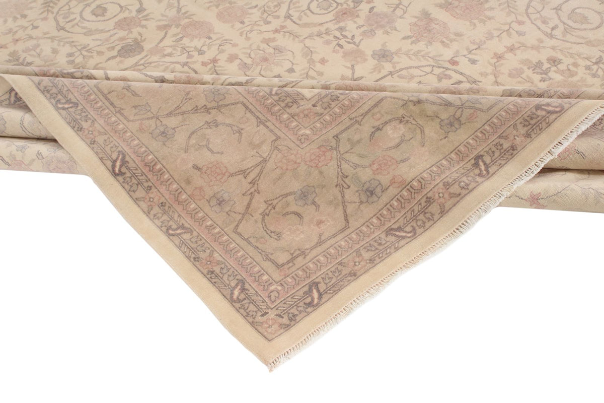 9x12 Ivory and Beige Persian Traditional Rug