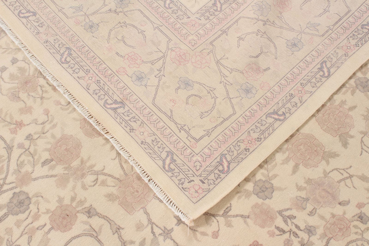 9x12 Ivory and Beige Persian Traditional Rug