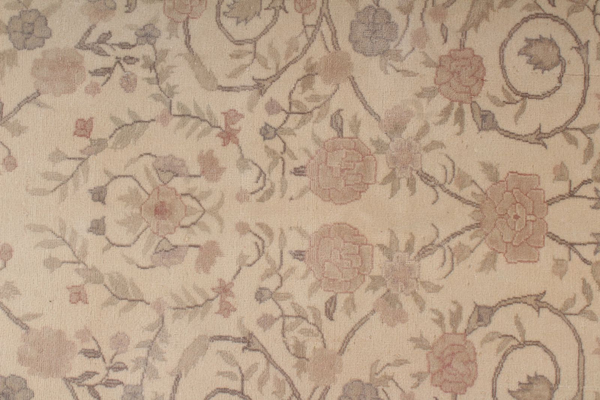 9x12 Ivory and Beige Persian Traditional Rug