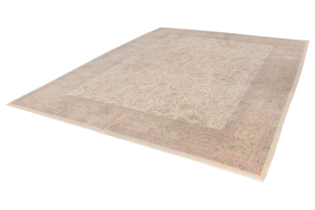 9x12 Ivory and Beige Persian Traditional Rug