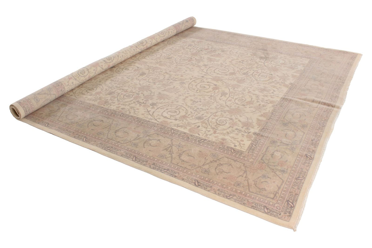 9x12 Ivory and Beige Persian Traditional Rug