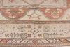 Vintage Handmade 8x12 Beige and Rust Anatolian Turkish Traditional Distressed Area Rug